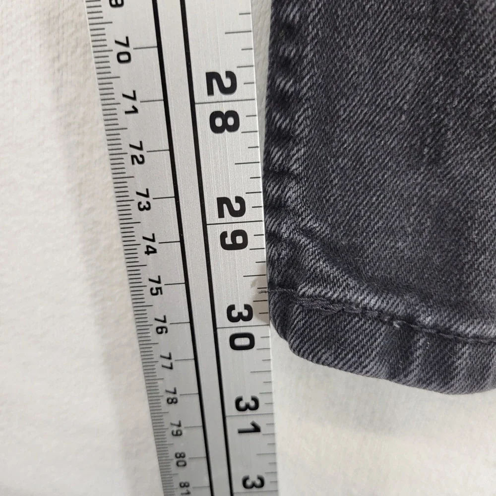 Levi's 559 Relaxed Straight Jeans‎ Mens 38x32 Black Mid Rise Dark Wash Denim